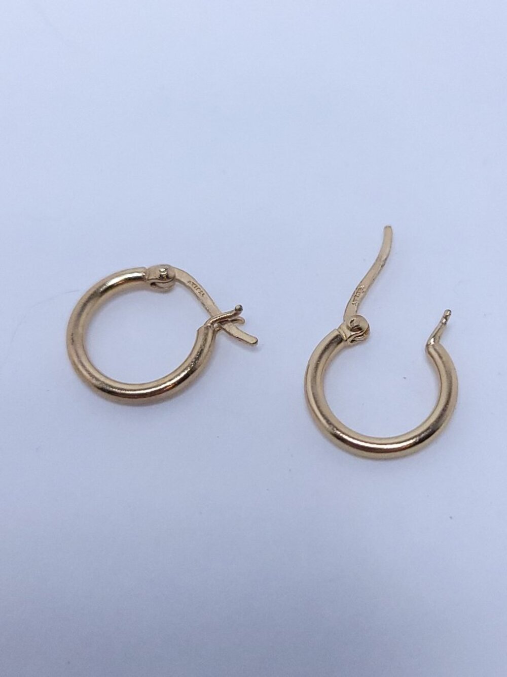Silver Pierced Hoop Earrings